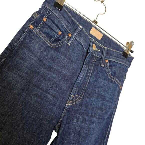 Mother Jeans The Insider Crop Step Fray Step Fray in Clean Sweep Size 24 - Picture 2 of 9
